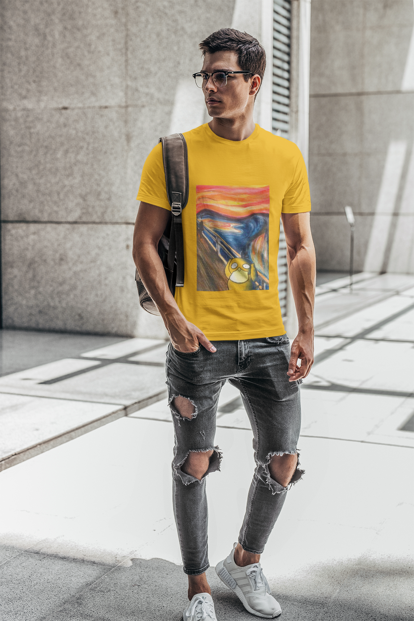 The Scream Art Parody T-Shirt | Funny Anime Meme