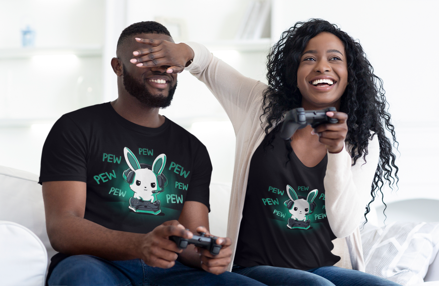 Gaming Bunny Cotton Tee