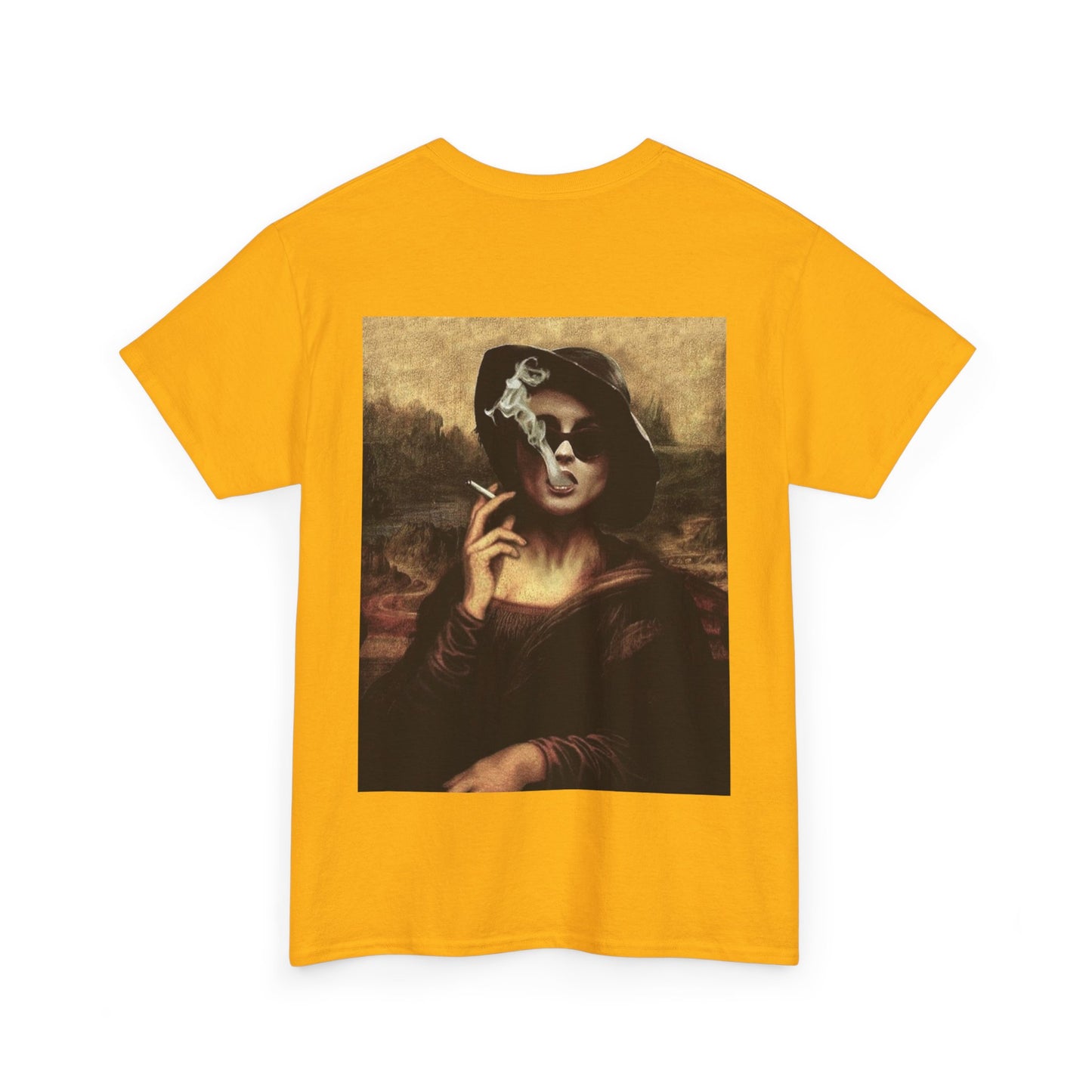 Smoking Mona Lisa Cotton Tee