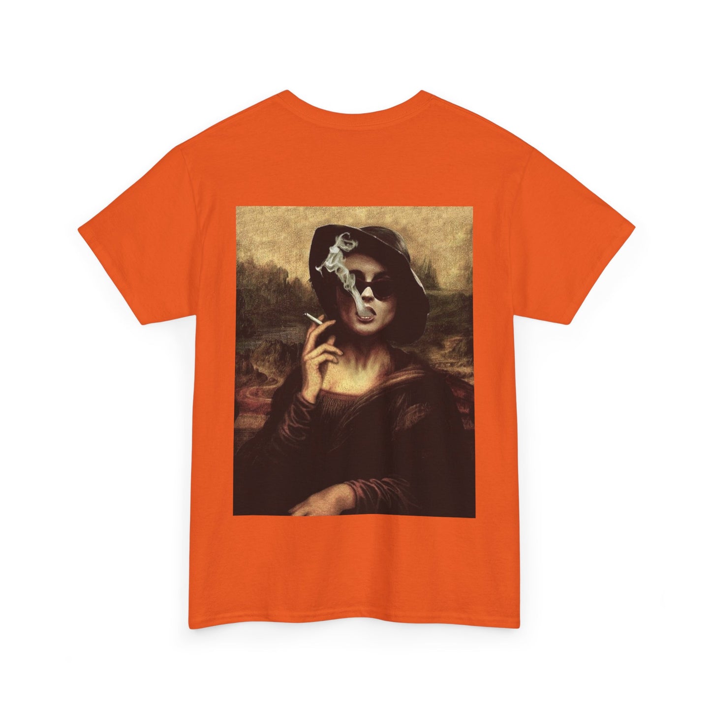 Smoking Mona Lisa Cotton Tee