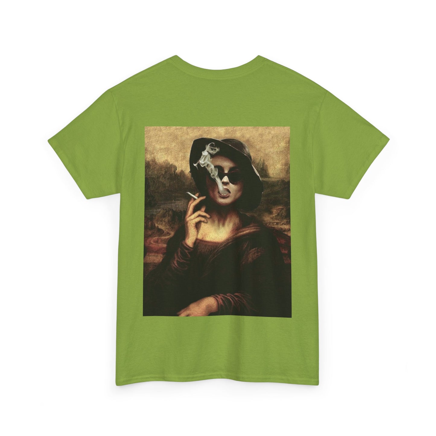 Smoking Mona Lisa Cotton Tee