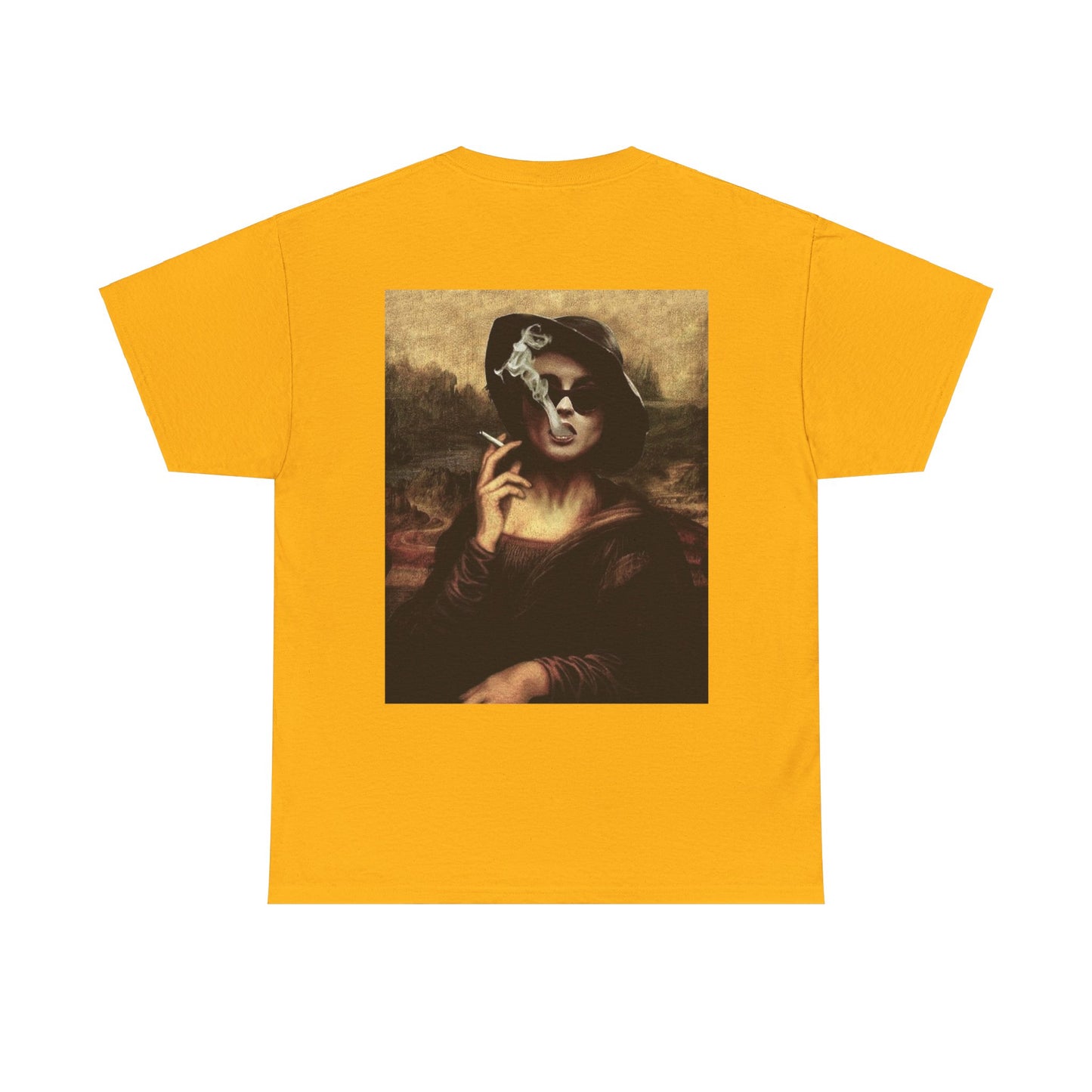 Smoking Mona Lisa Cotton Tee