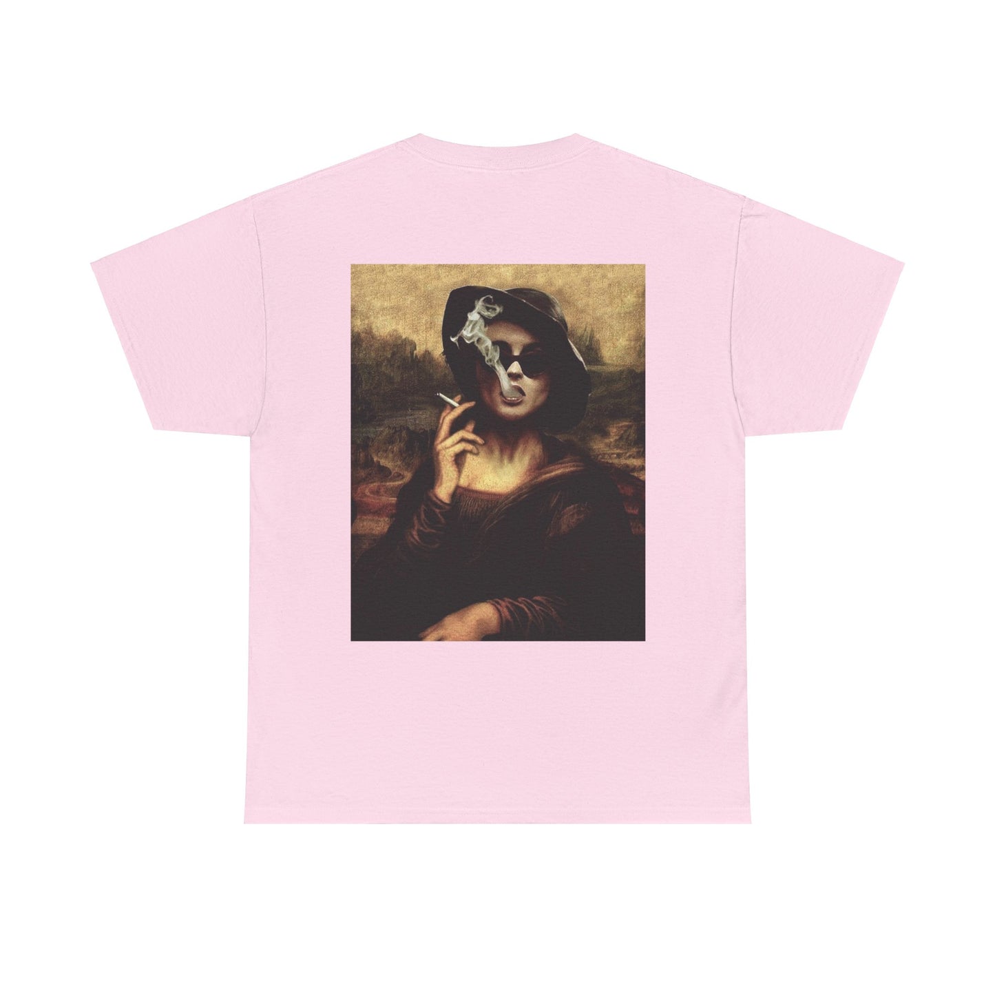 Smoking Mona Lisa Cotton Tee