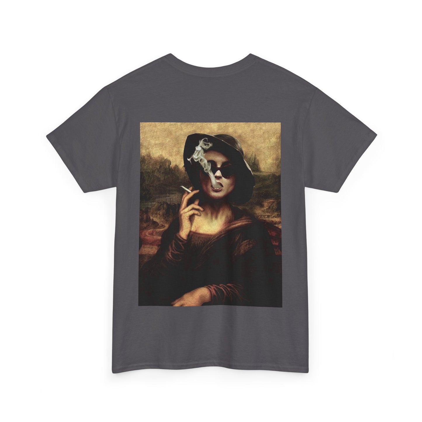 Smoking Mona Lisa Cotton Tee