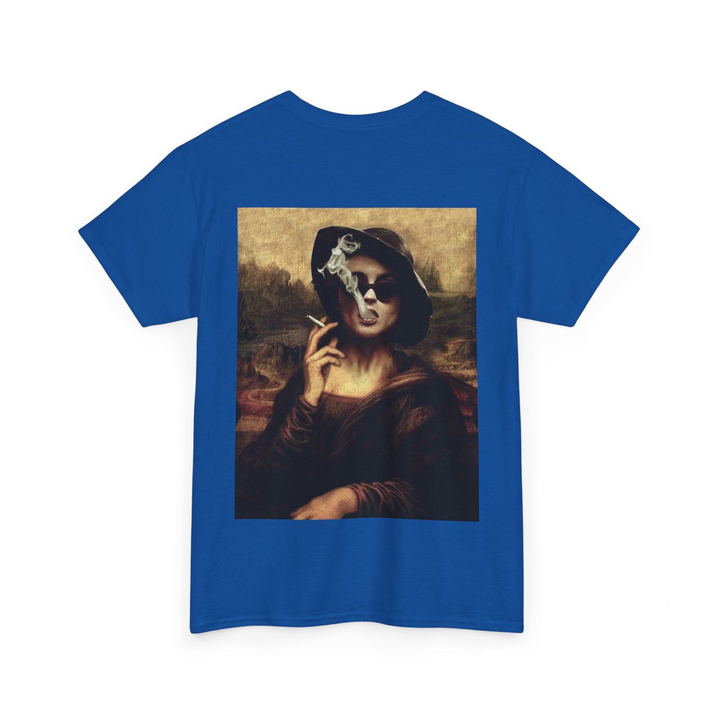 Smoking Mona Lisa Cotton Tee