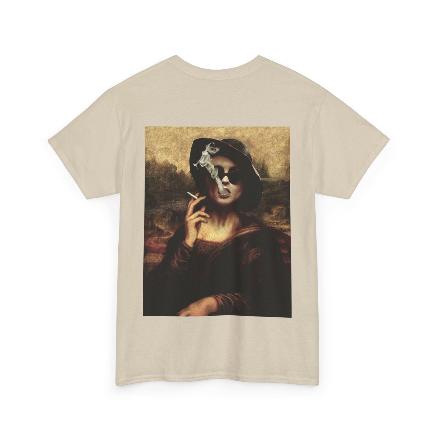 Smoking Mona Lisa Cotton Tee