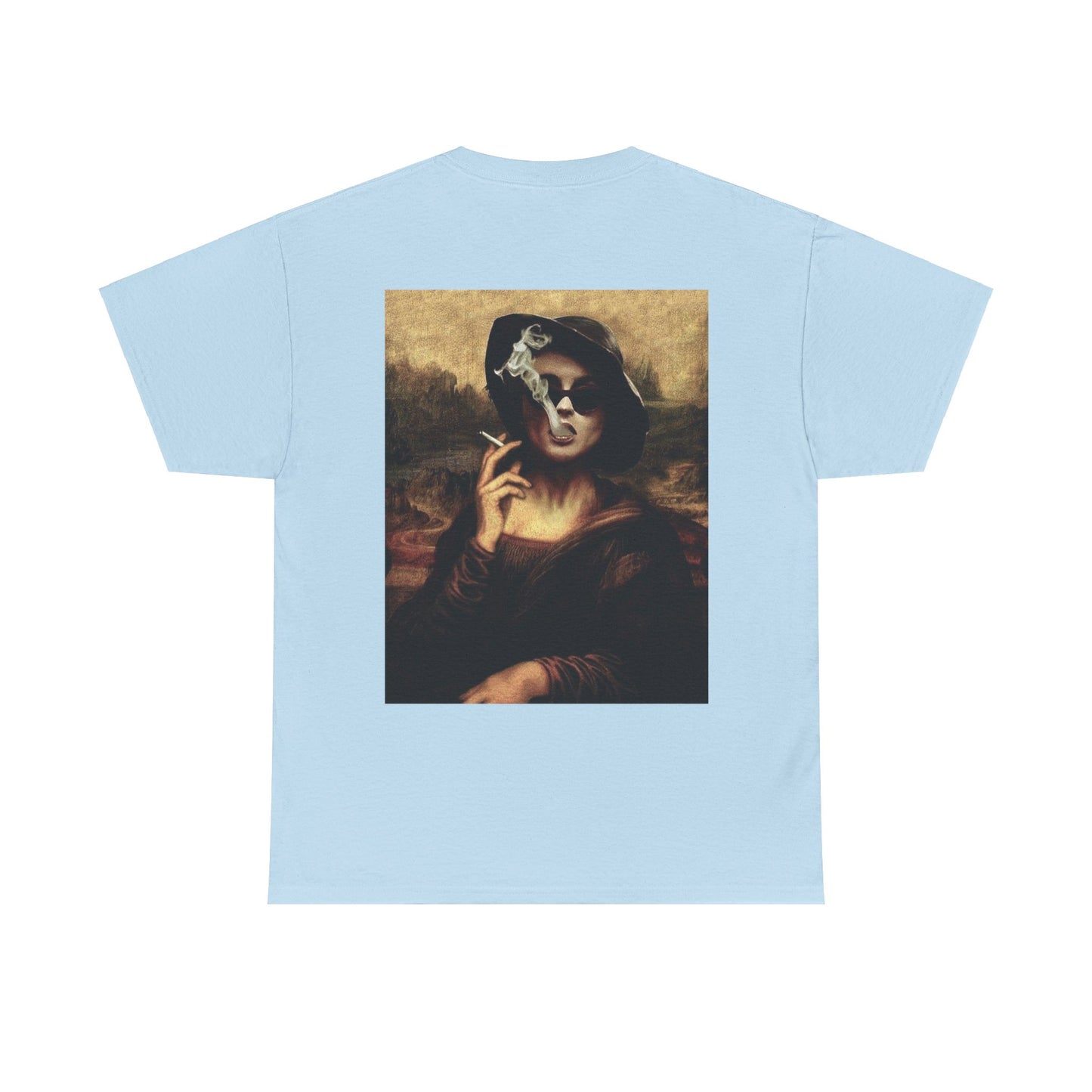 Smoking Mona Lisa Cotton Tee