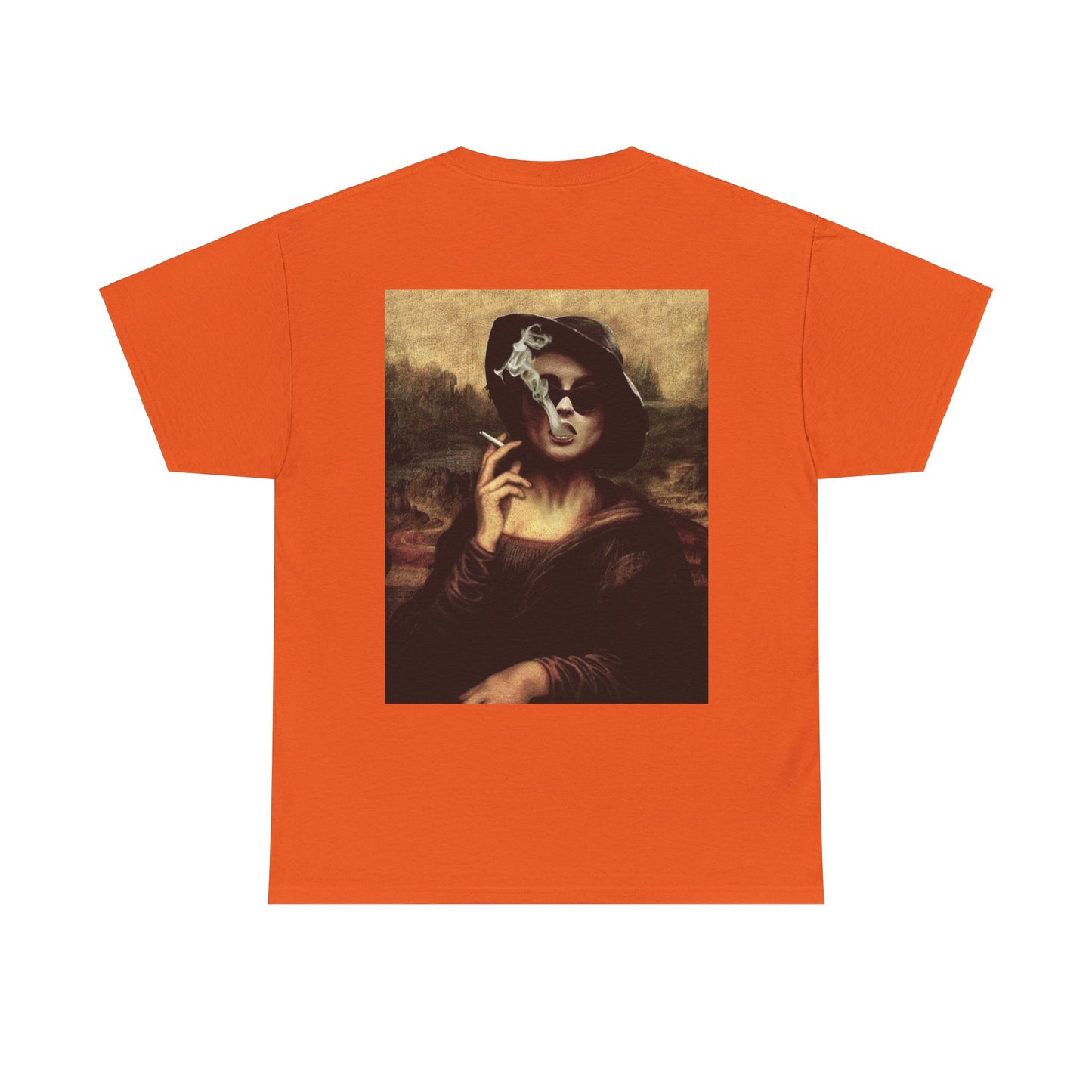 Smoking Mona Lisa Cotton Tee