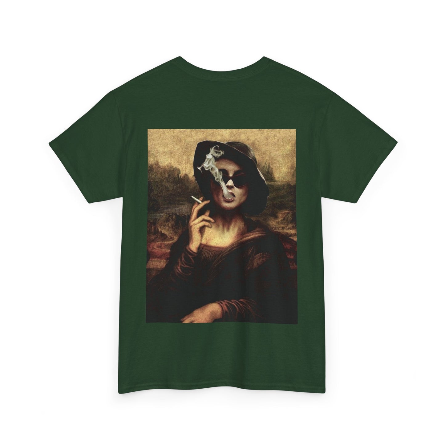 Smoking Mona Lisa Cotton Tee