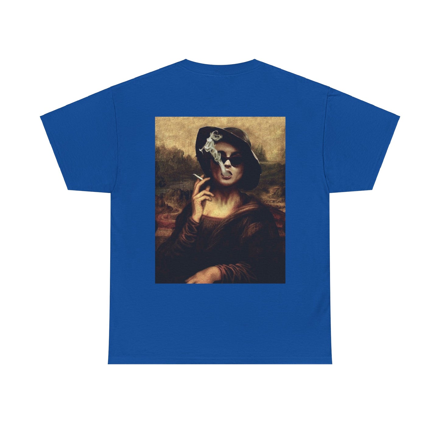 Smoking Mona Lisa Cotton Tee