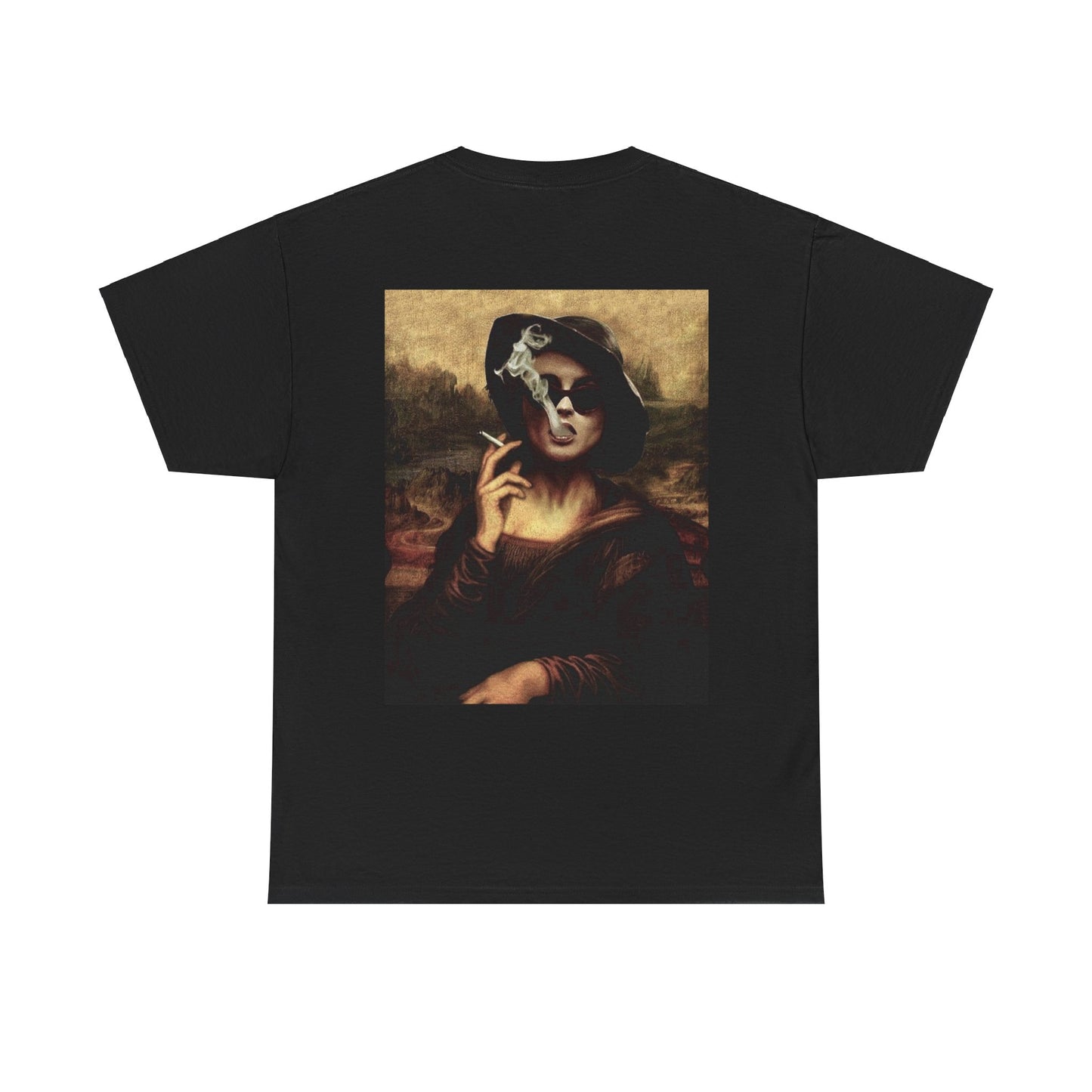 Smoking Mona Lisa Cotton Tee