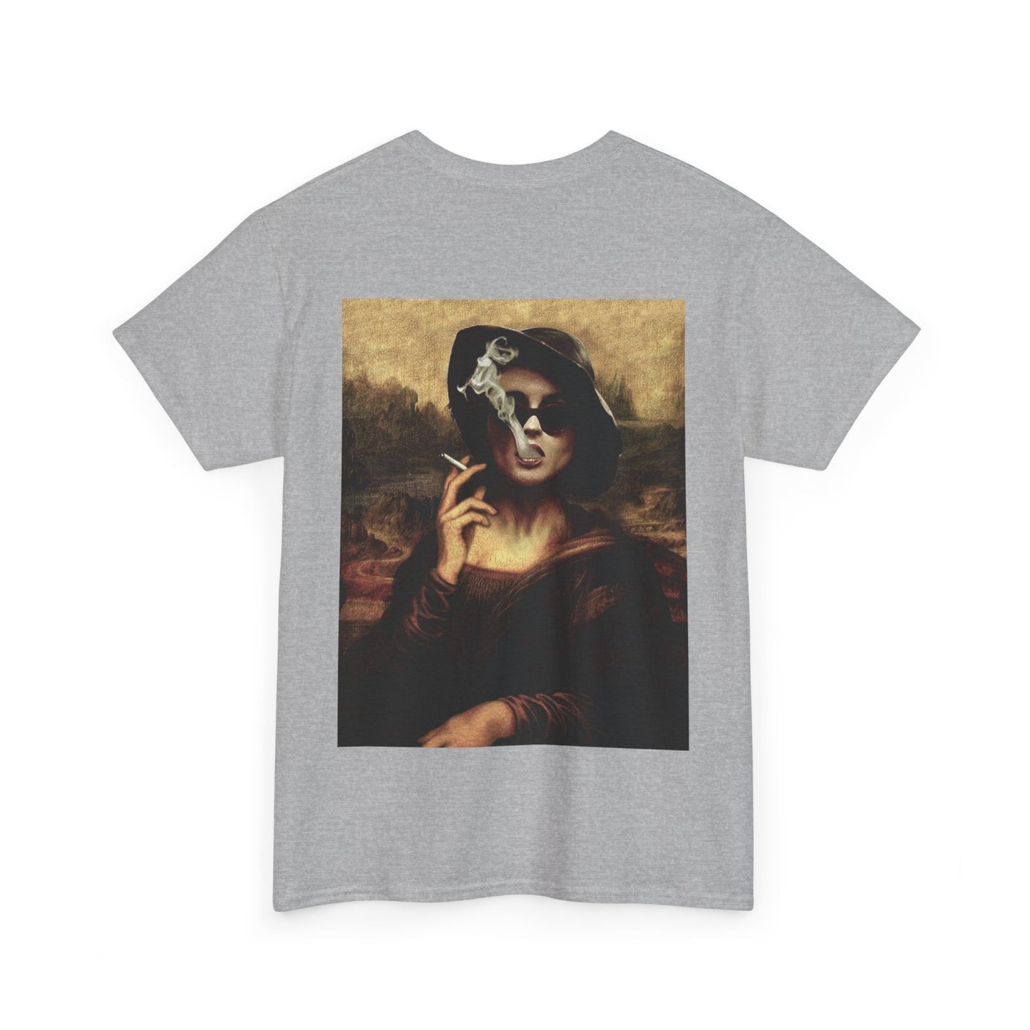 Smoking Mona Lisa Cotton Tee