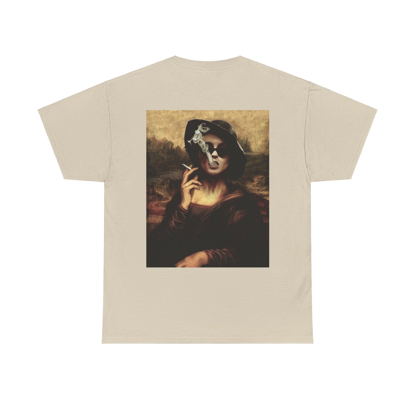 Smoking Mona Lisa Cotton Tee