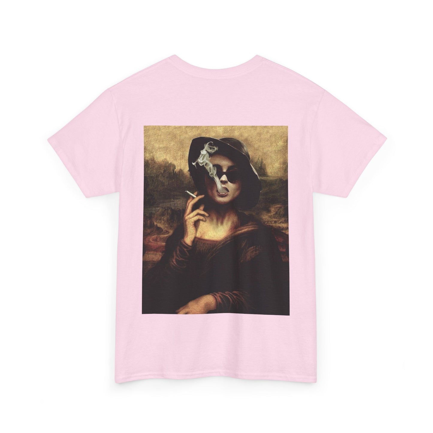 Smoking Mona Lisa Cotton Tee