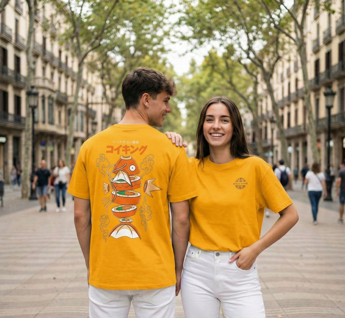 Magikarp Sushi T-Shirt | Funny Pokémon Parody Tee | Japanese Food Graphic Shirt | Cute Nigiri Fish Gamer Gift | Unisex Anime Streetwear Top