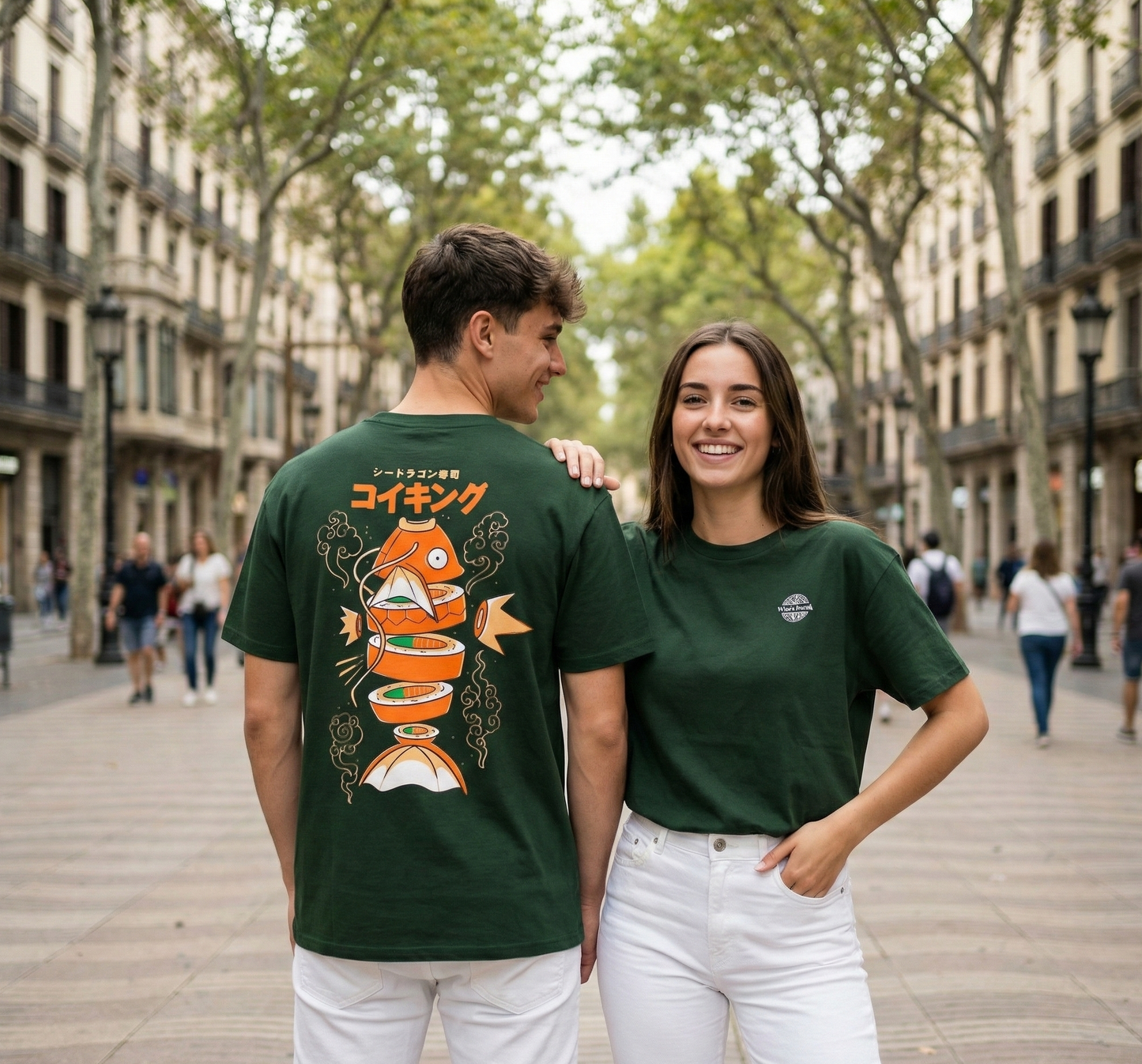 Magikarp Sushi T-Shirt | Funny Pokémon Parody Tee | Japanese Food Graphic Shirt | Cute Nigiri Fish Gamer Gift | Unisex Anime Streetwear Top