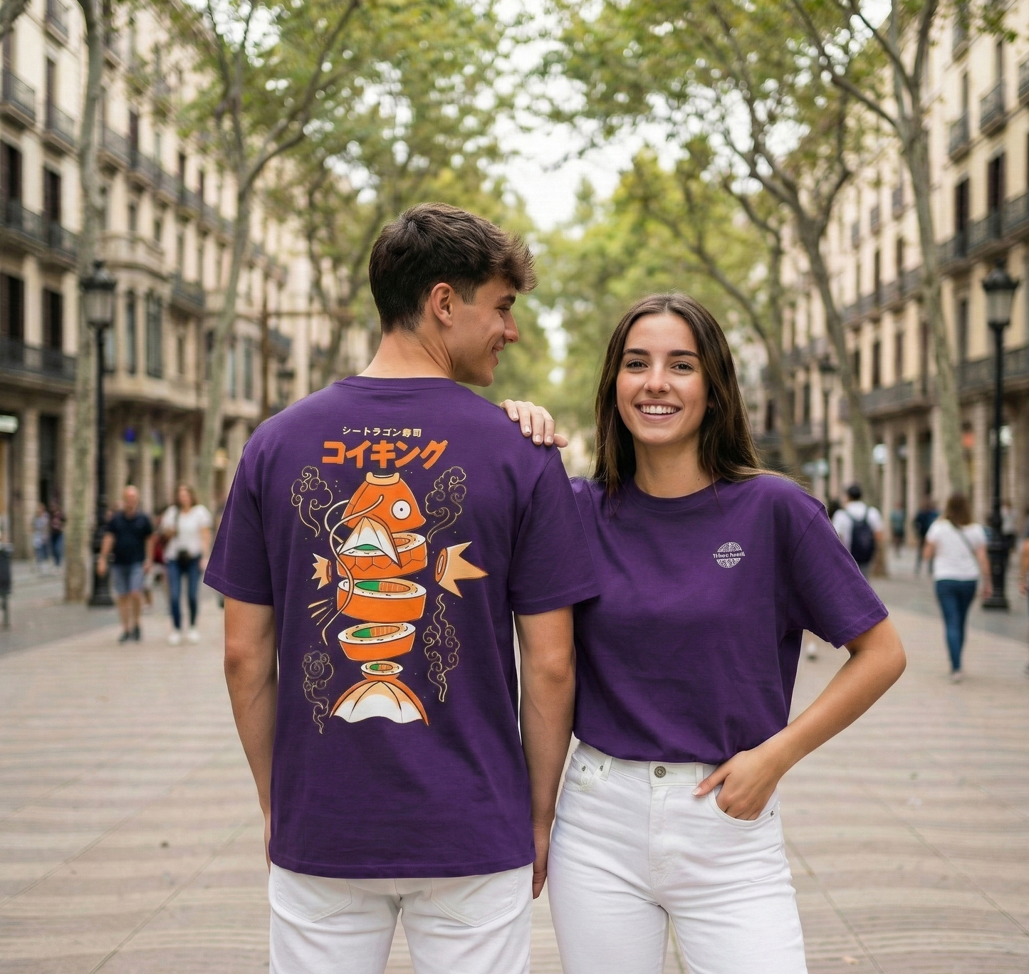 Magikarp Sushi T-Shirt | Funny Pokémon Parody Tee | Japanese Food Graphic Shirt | Cute Nigiri Fish Gamer Gift | Unisex Anime Streetwear Top