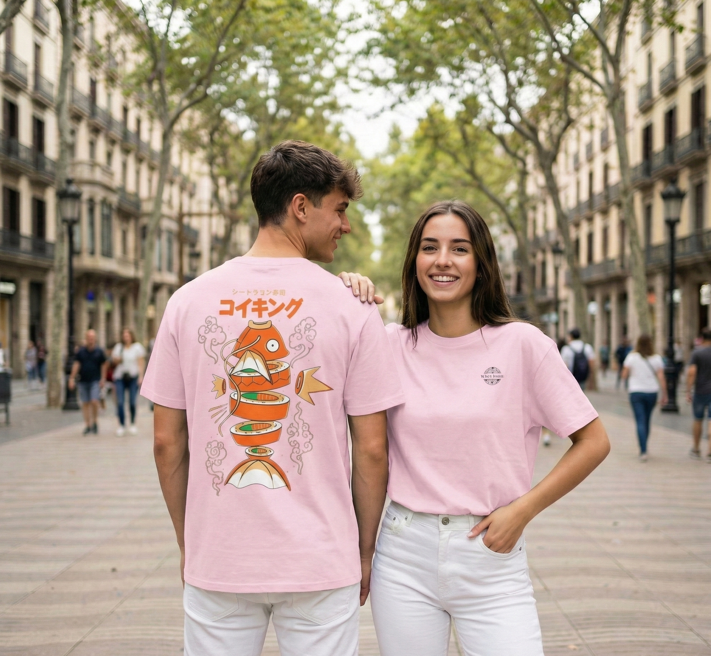 Magikarp Sushi T-Shirt | Funny Pokémon Parody Tee | Japanese Food Graphic Shirt | Cute Nigiri Fish Gamer Gift | Unisex Anime Streetwear Top