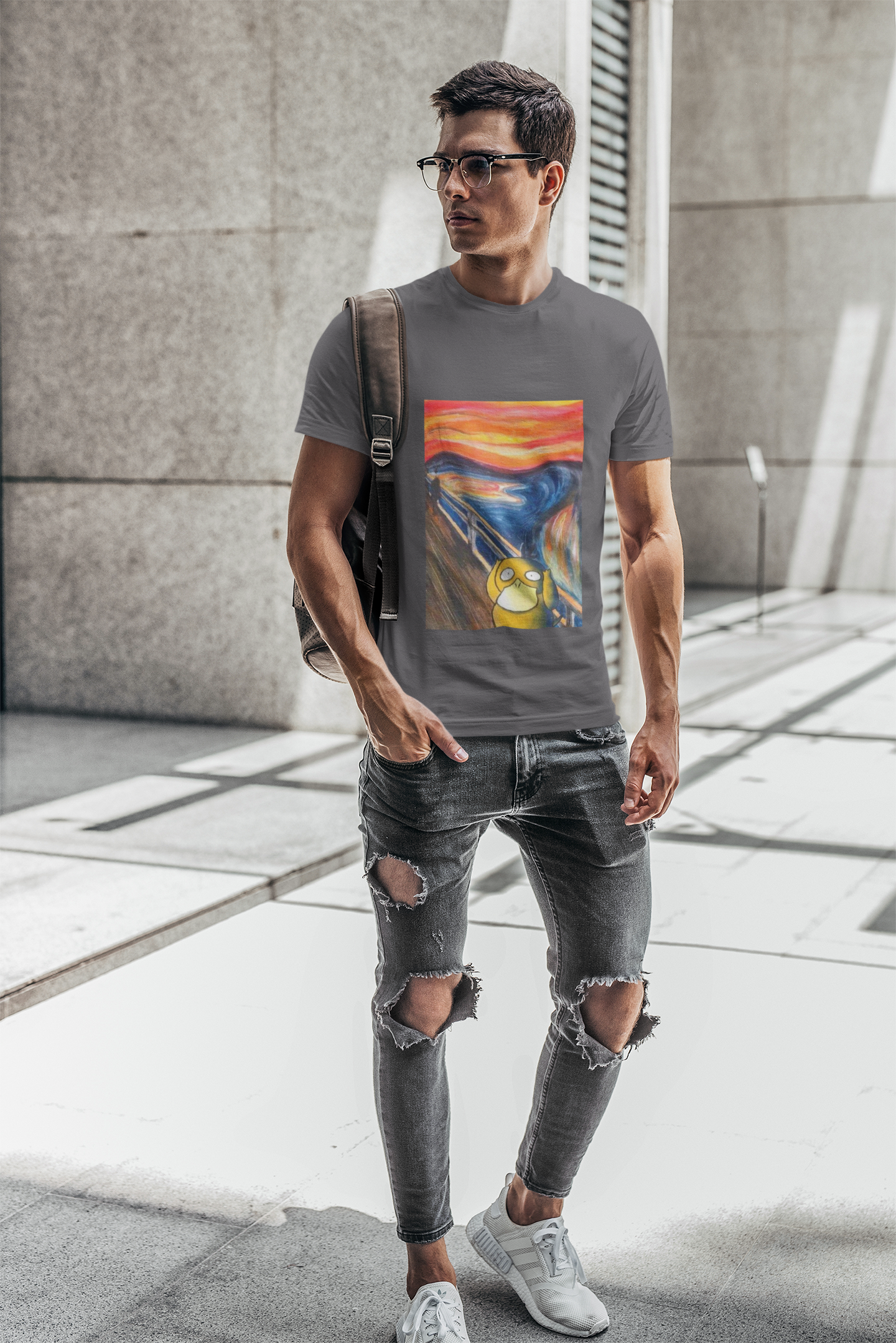 Screaming Psyduck Cotton Tee